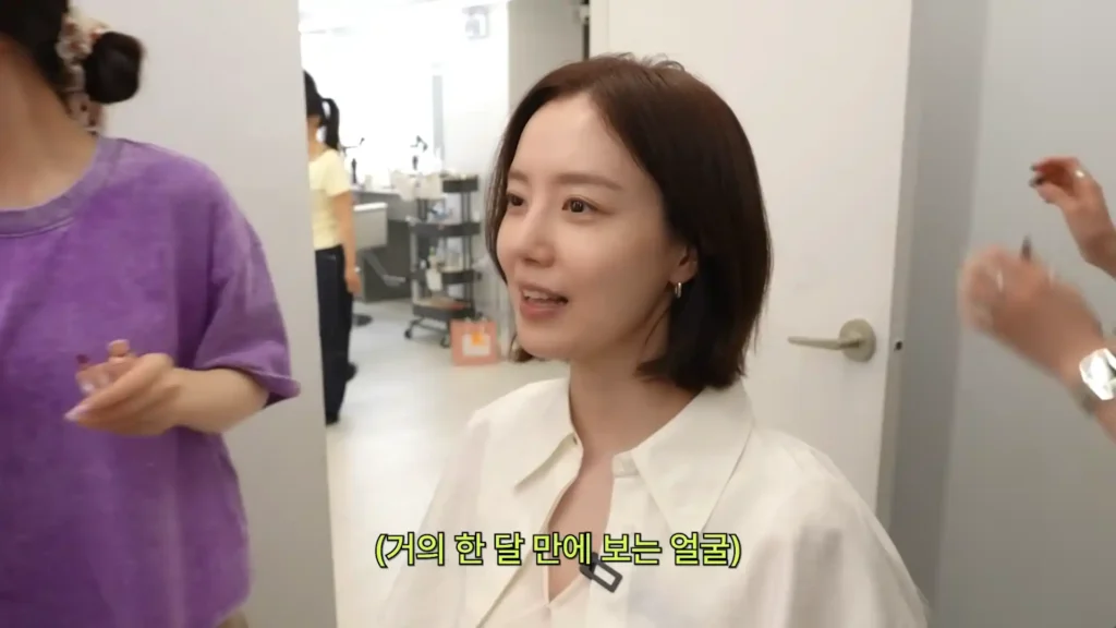 문채원 유튜브 일부 장면 캡쳐