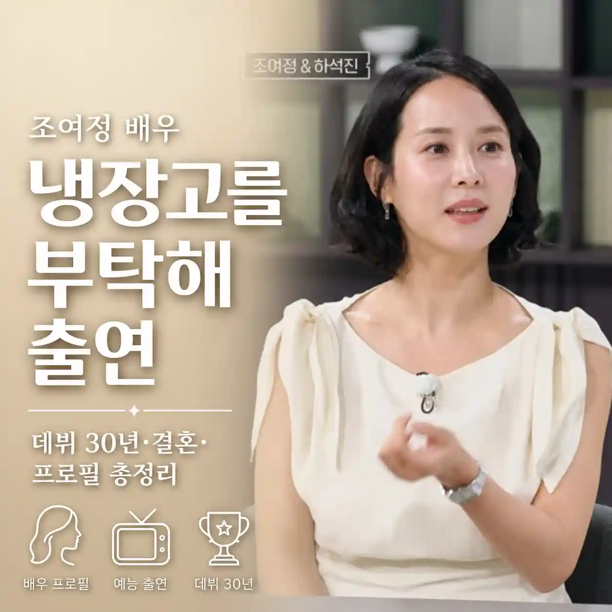 조여정 배우 냉장고를 부탁해 출연