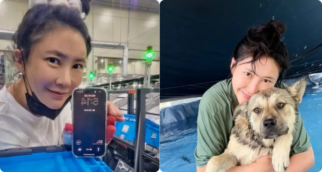물류센터와 강아지 돌봄