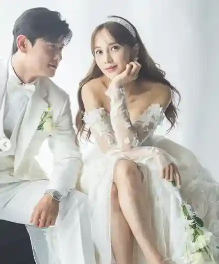 남편 권기범과 함께한 사진