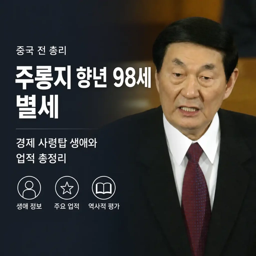 주룽지 전 중국 총리